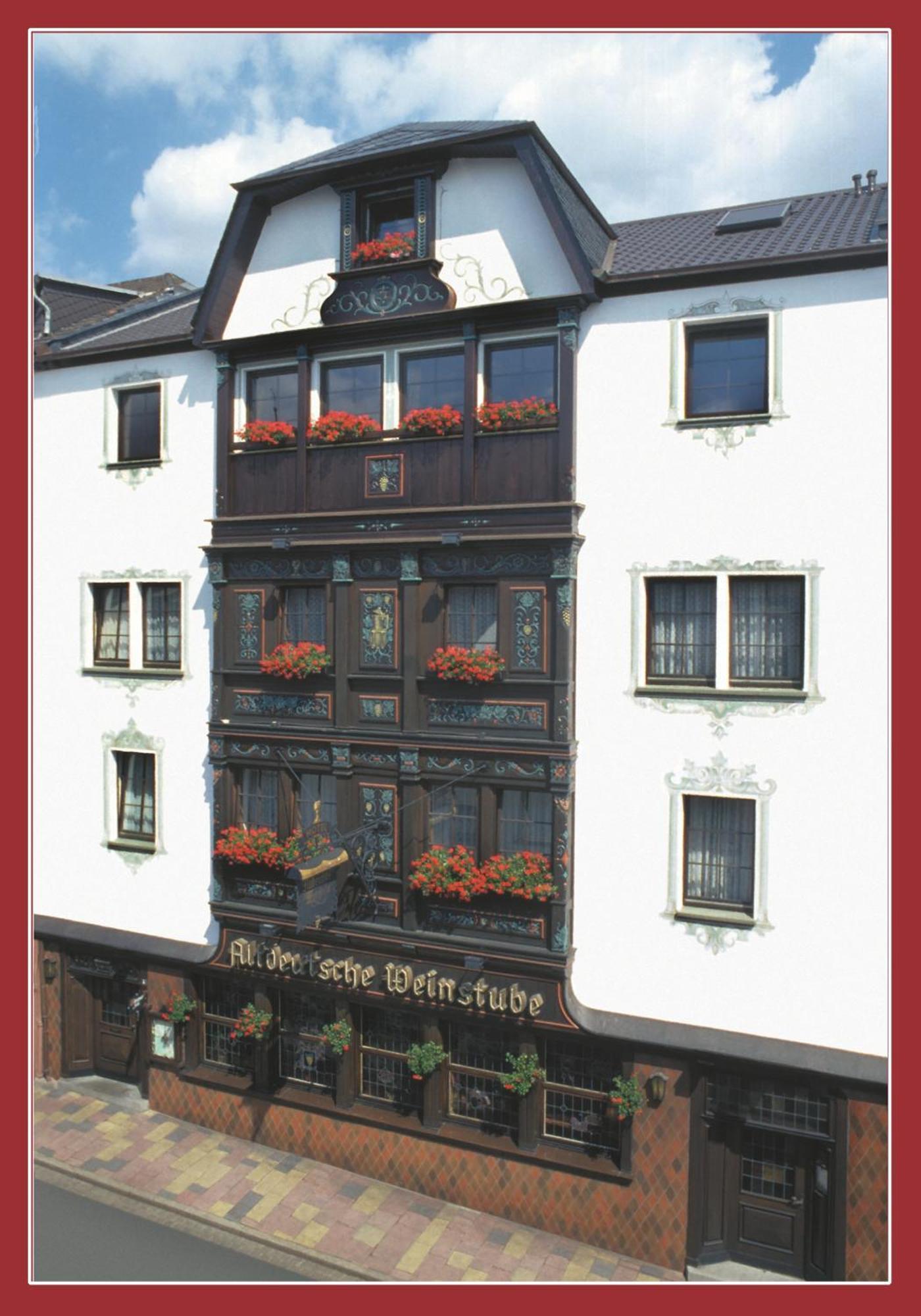 Altdeutsche Weinstube Hotel Рюдесхайм ам Рейн Екстериор снимка
